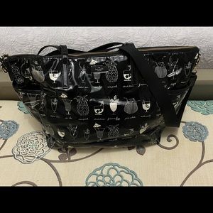 Kate Spade patent leather tote bag